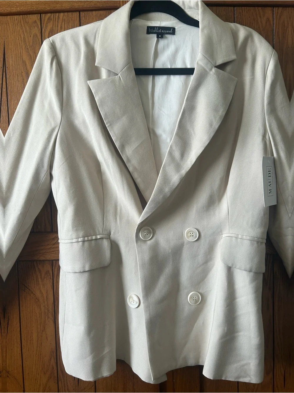 NWT Wishlist Apparel Women’s Button Down Double Breasted Blazer. Small